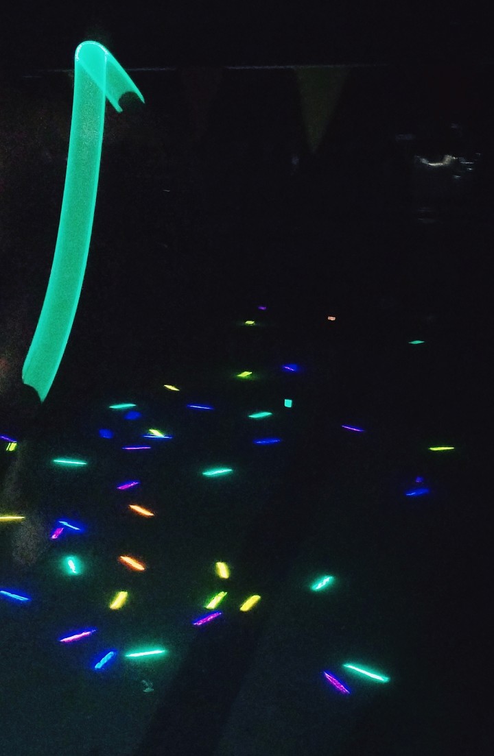 Glowsticks in the Pool