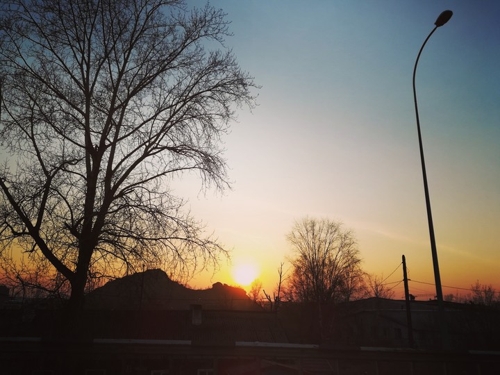 закат