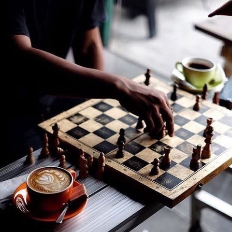 papéis de parede Table, chess