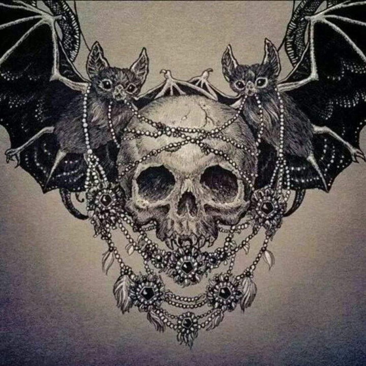 Skull and Bats