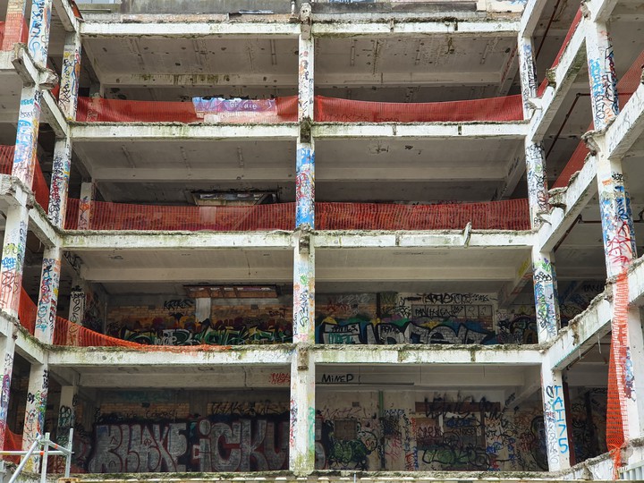 Graffiti Covered Building