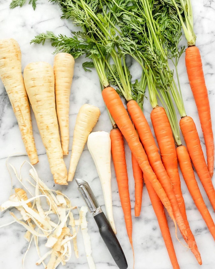 parsnips and carrots