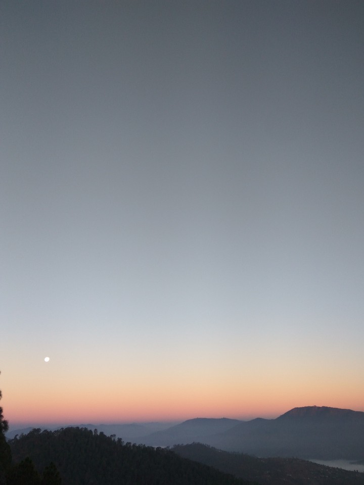 Moon as vermilion