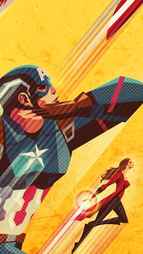 Captain America Scarlett witch