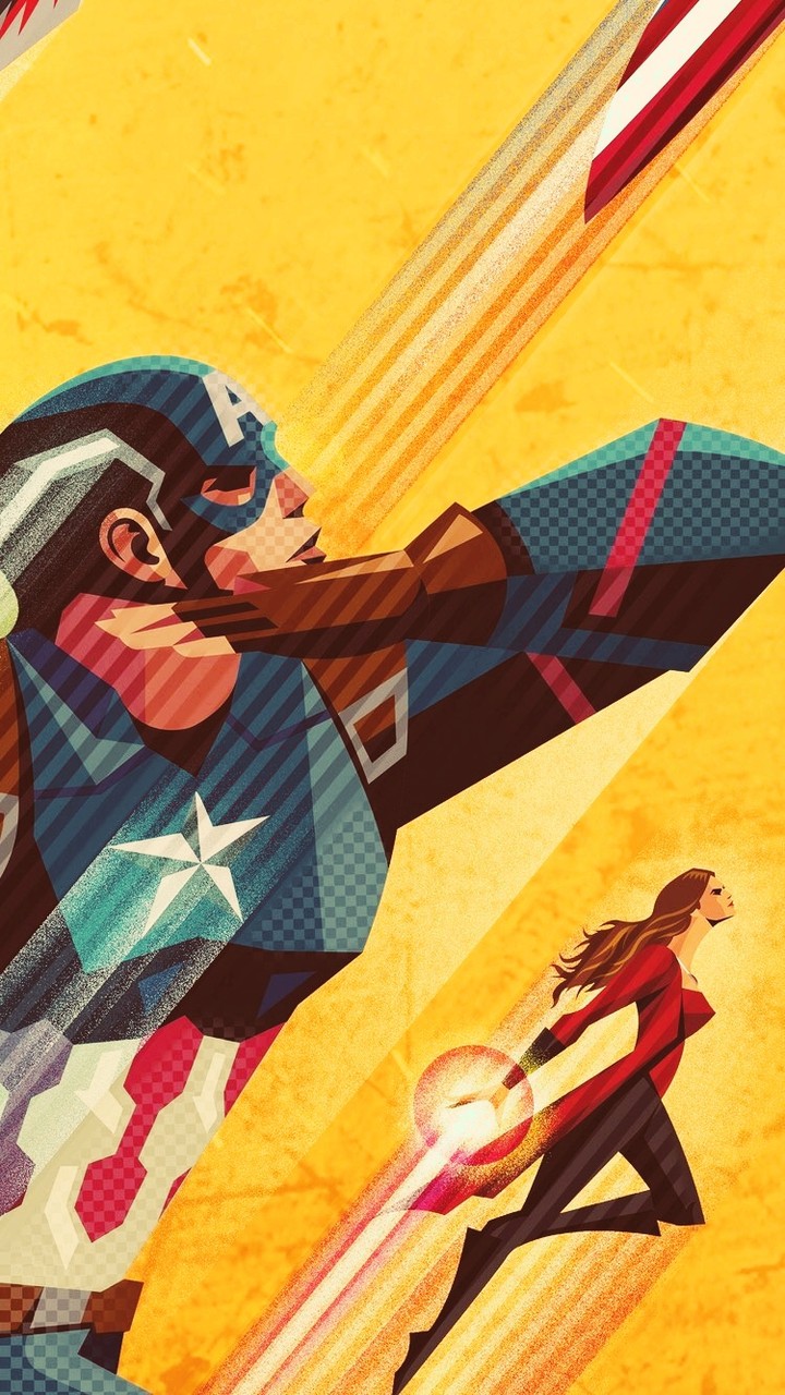 Captain America Scarlett witch