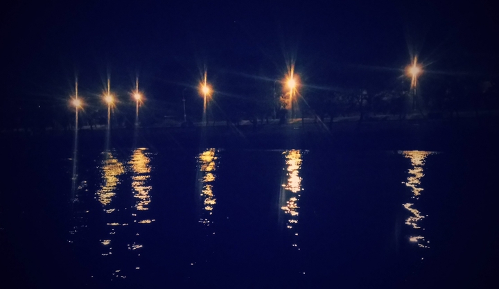 Night sea  side