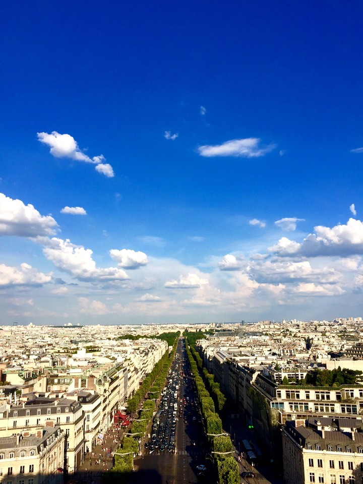 Champs Elysees in Paris