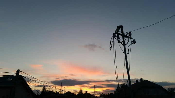 Crimson sunset