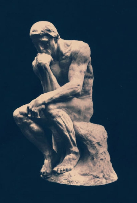 hombre pensante