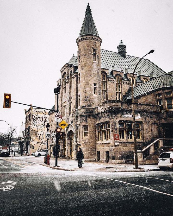 Snowing