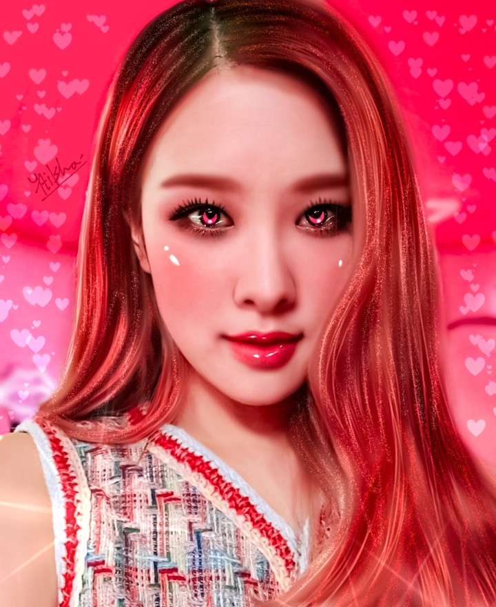 My First Digital Drawing Artwork Of Rosé :)