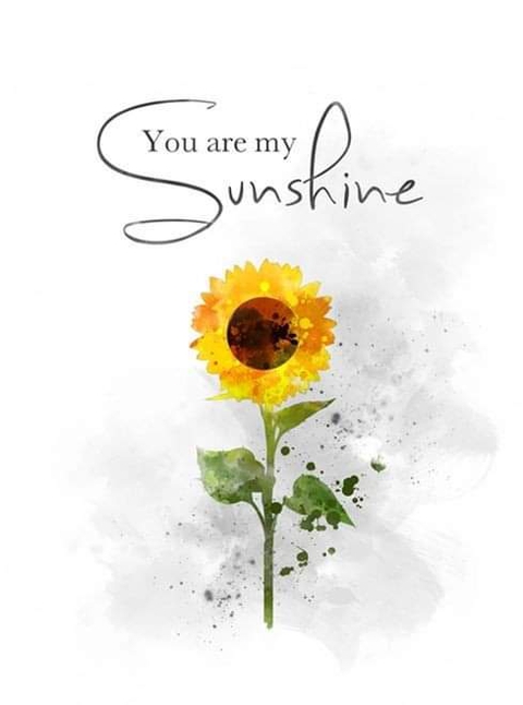 You are my sunshine