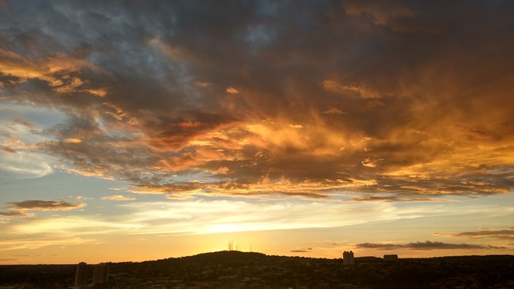 pôr do sol