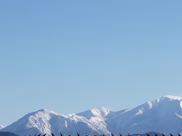 montañas con nieve