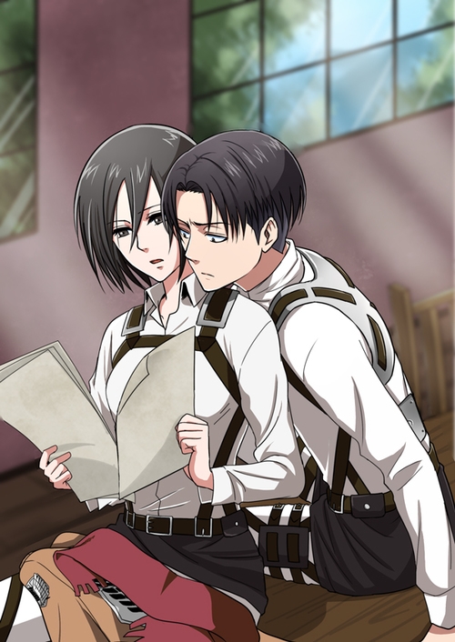 levi and mikasa❤