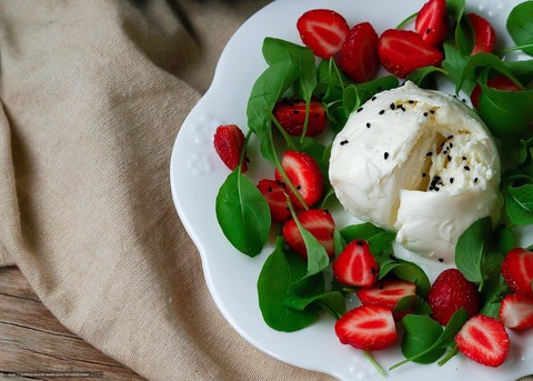 burrata, dish wallpapers