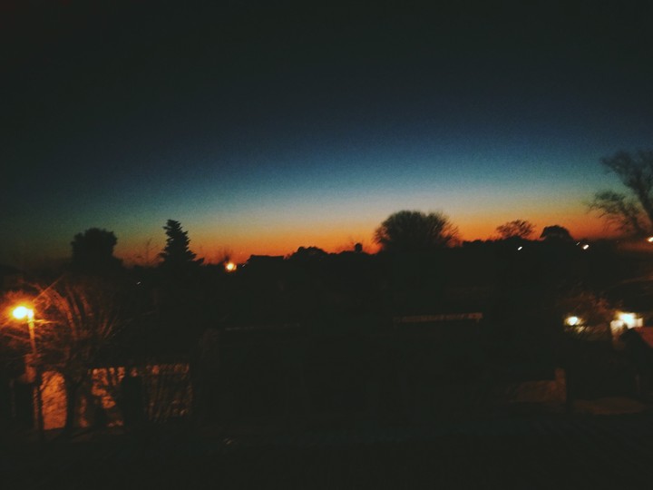 atardecer