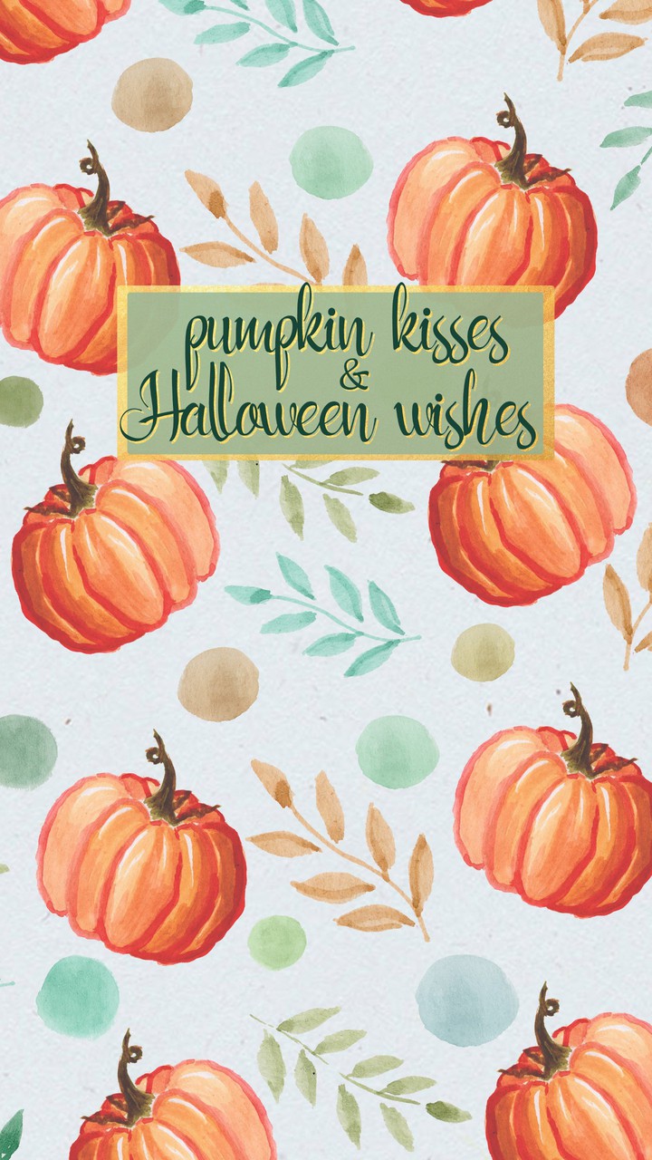 Pumpkin kisses
