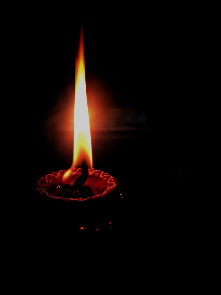 a flame of life