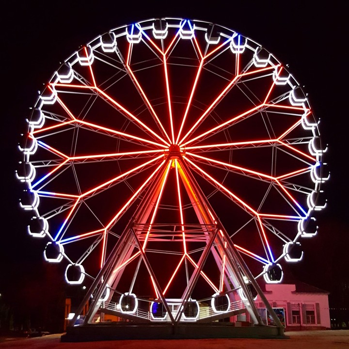 Ferris wheel in Vladimir, Russia