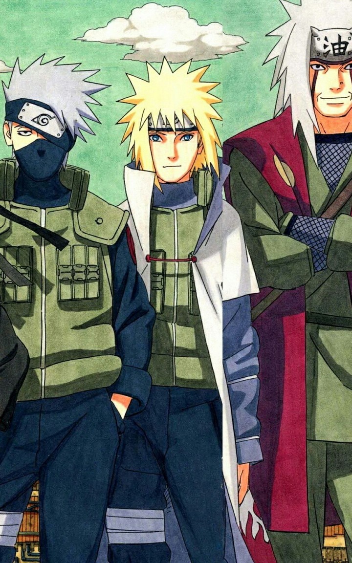 Kakashi, Minato & Jiraya - Anime