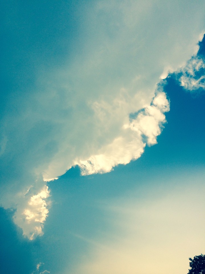 the blue infinite sky