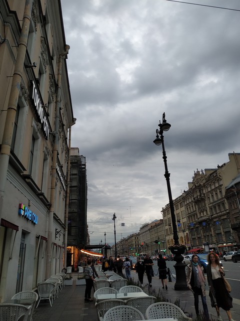 тучи Санкт-Петербурга