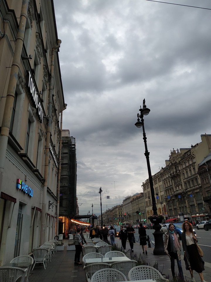 тучи Санкт-Петербурга
