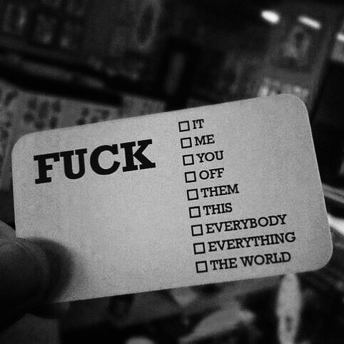 FUCK...✔
