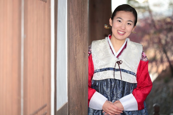 Couple in Korean Dress II