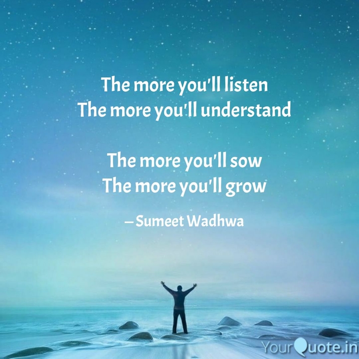 Work on yourself
