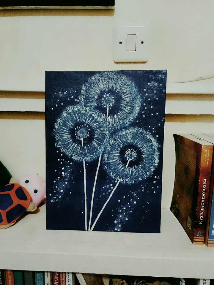 dandelion painting