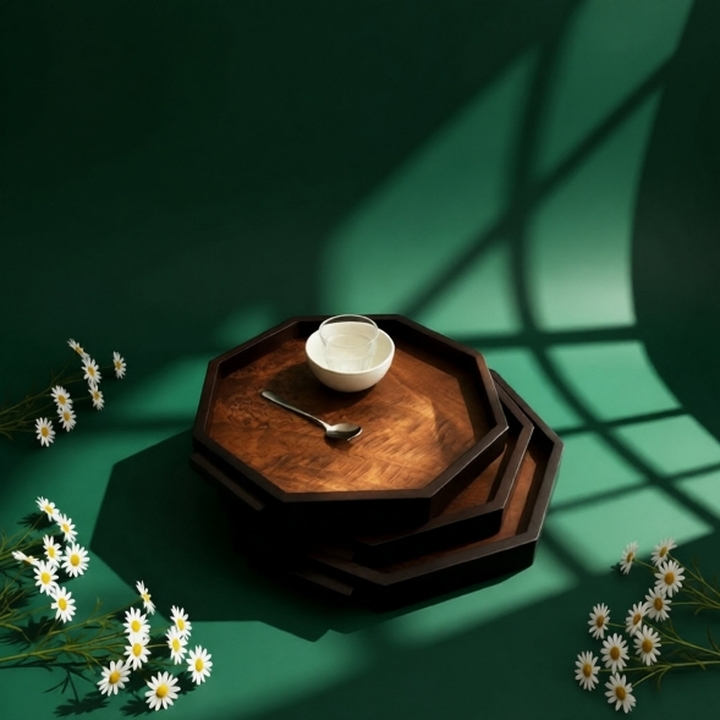 Tray and cup
