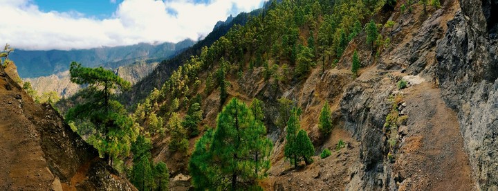 Caldera de taburiente, en la isla bonita