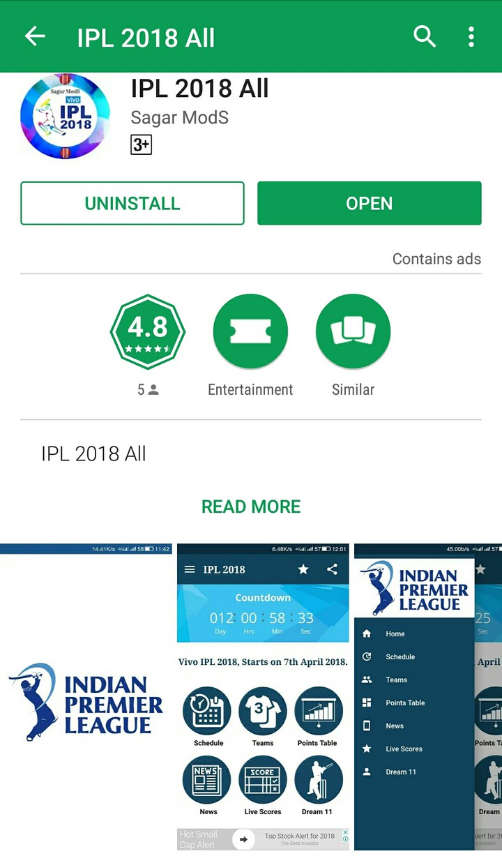 IPL 2018 All