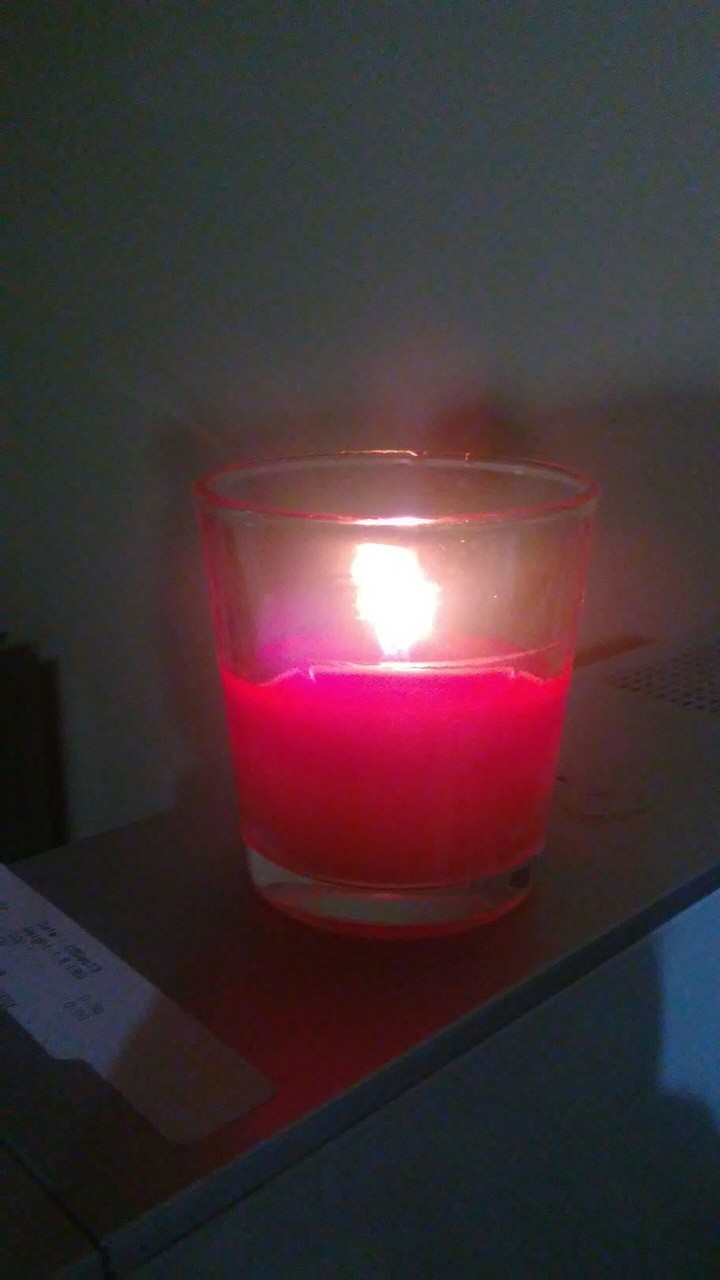 Fall candle light