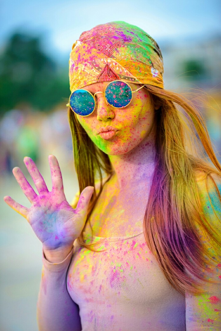 Sweet fascinating colored girl