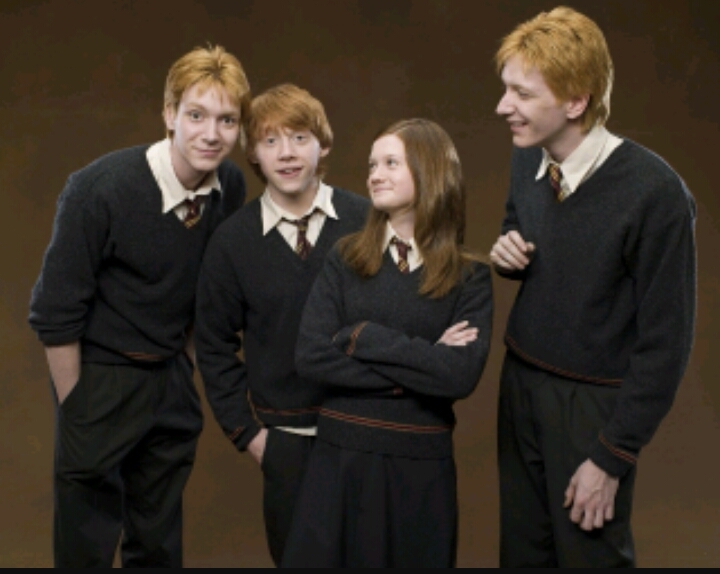 ginny&ron&fred&george