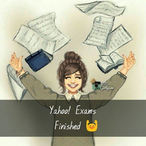 yahoo ! Exams Finished ?