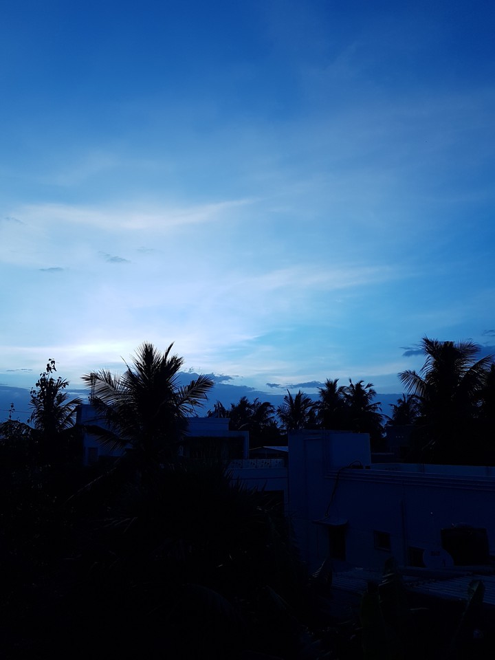 blue sky