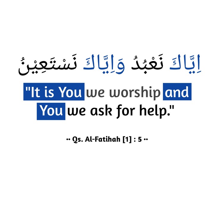 Qs. Al-Fatihah 1:5