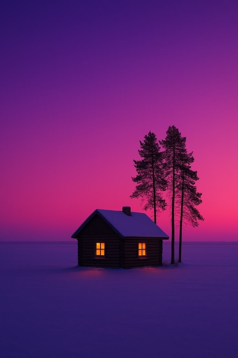 шпалери House, shed