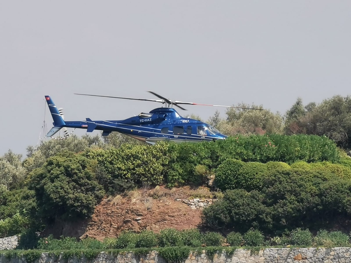 Abhebender Hubschrauber ?