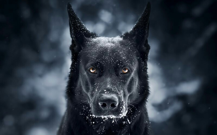 black dog