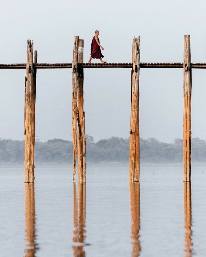 Monk's solitary journey