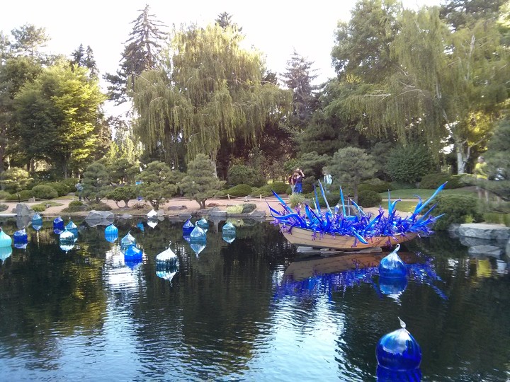 Chihuly Glass in the Garden