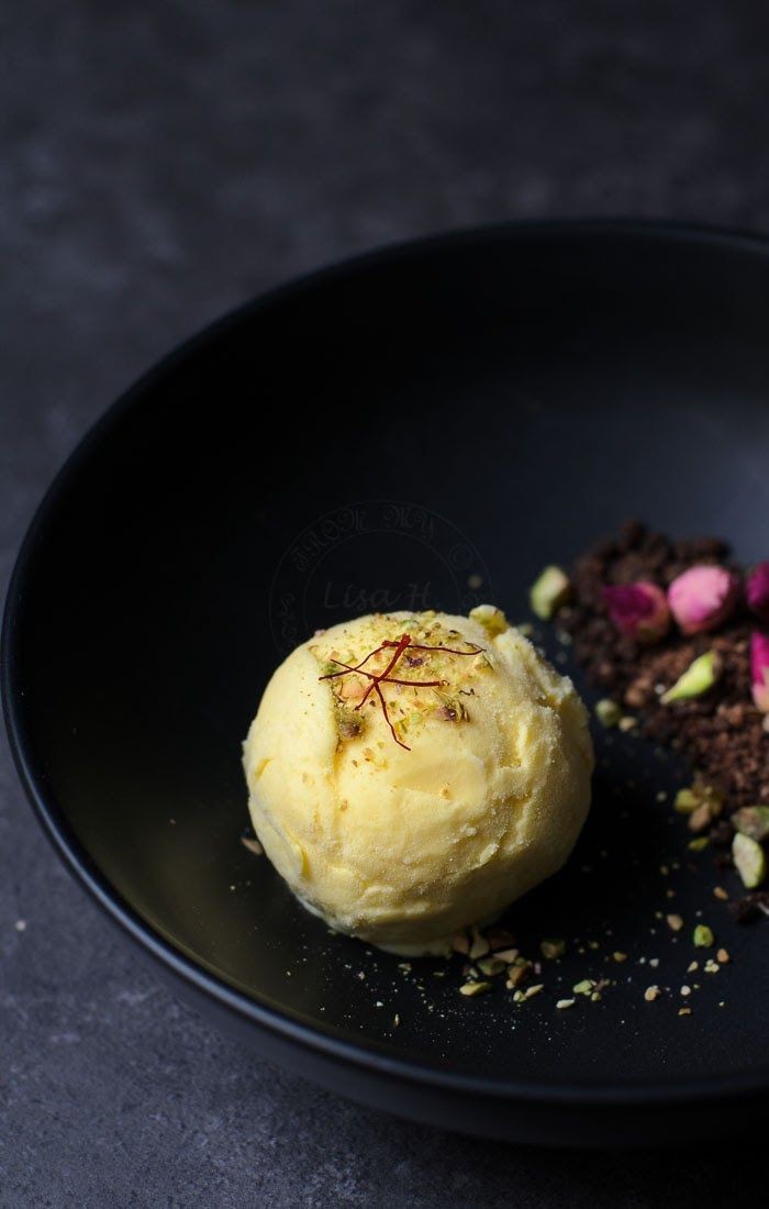 saffron and rosewater kulfi