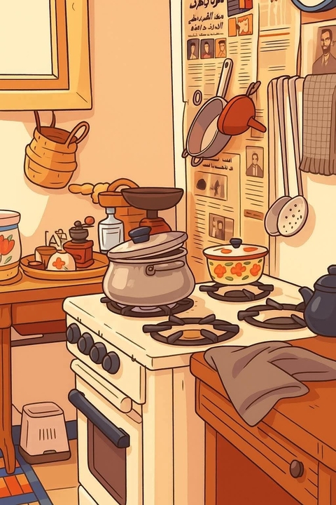 sfondi Kitchen, Cartoon