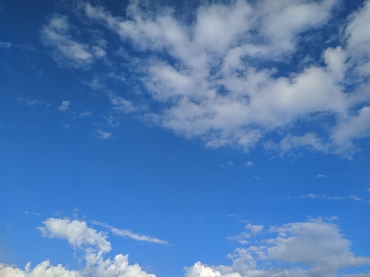 Blue sky with cloud
