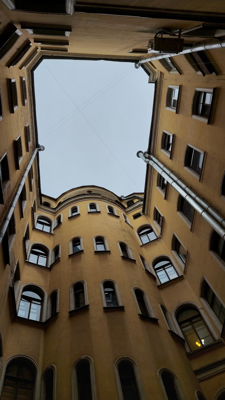 Cloudy Saint Petersburg